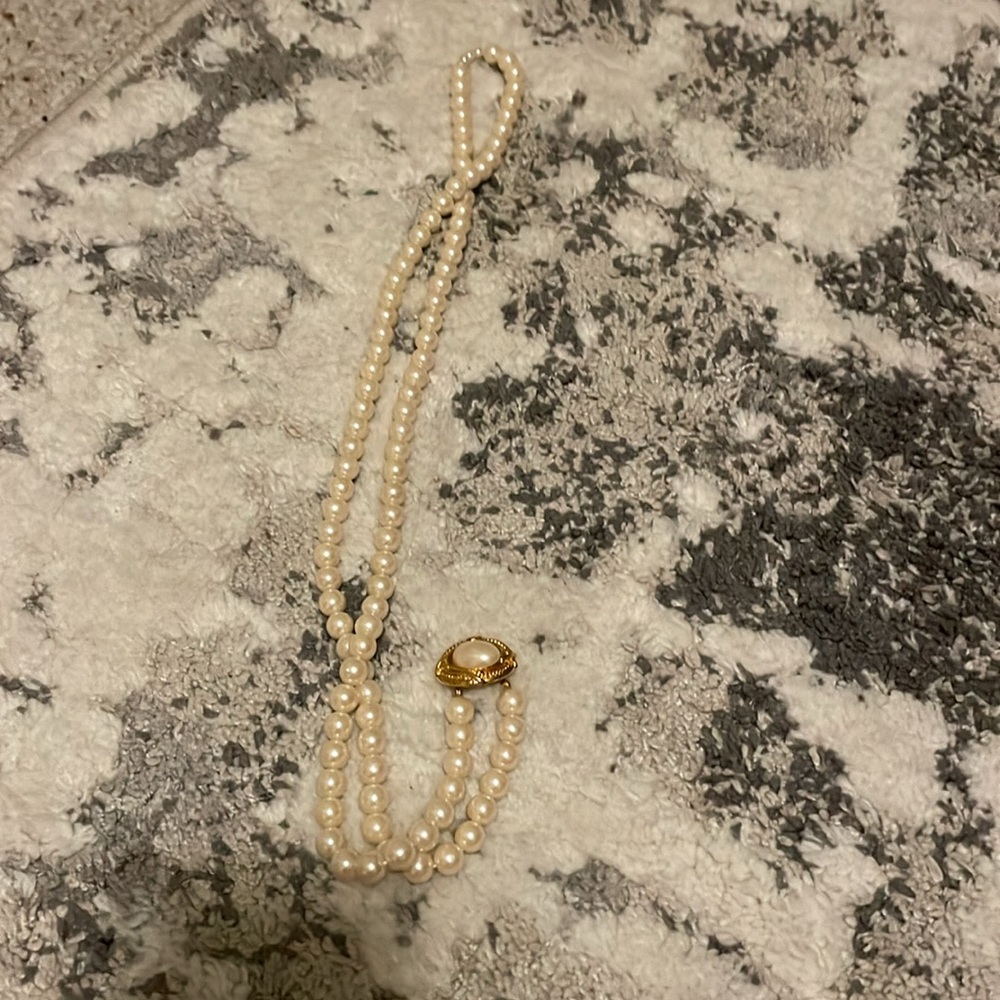 v i n t a g e :: Long necklace beaded vintage